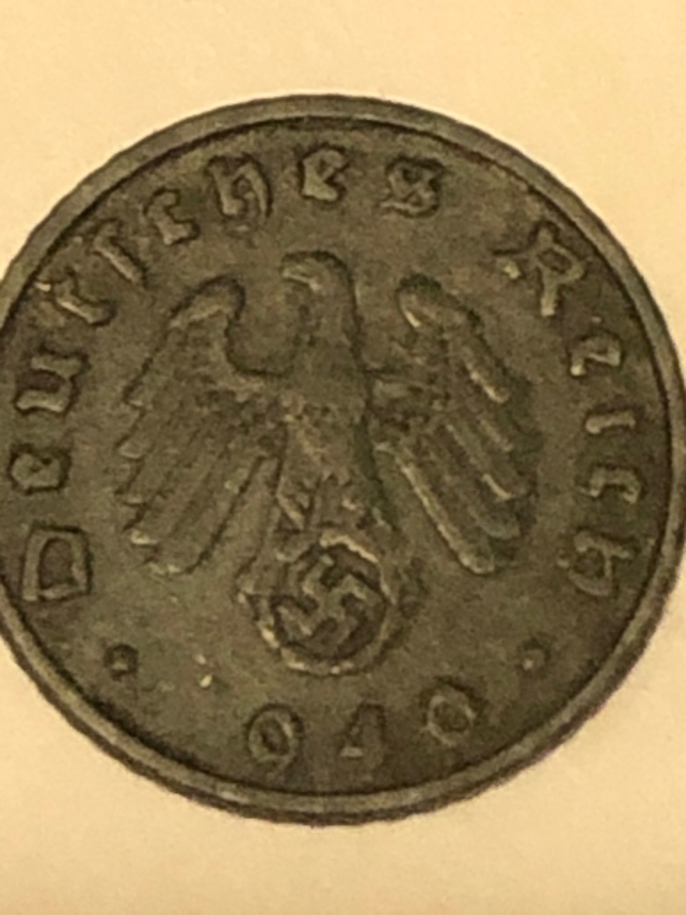 940--A--Mint-Mark-5-Reichspfennig